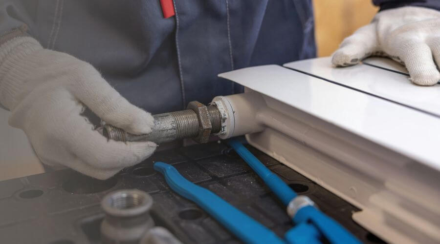 Professional water heater repair services in Rozel, KS